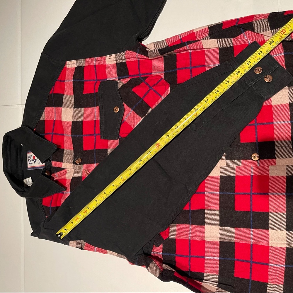 Texas style long sleeve Plaid  shirt for men M size - Picture 4 of 10